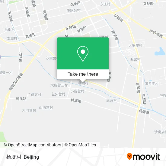 杨堤村 map