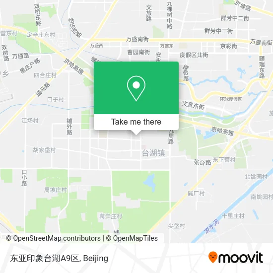 东亚印象台湖A9区 map