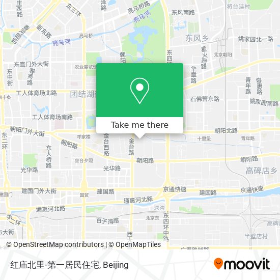 红庙北里-第一居民住宅 map