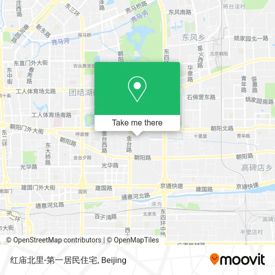 红庙北里-第一居民住宅 map