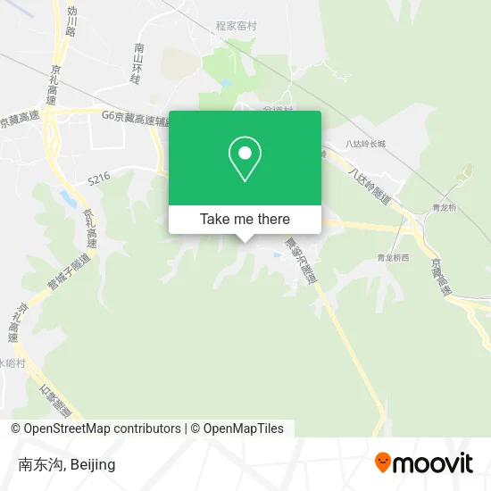 南东沟 map