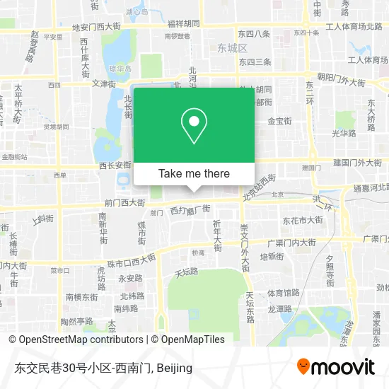 东交民巷30号小区-西南门 map