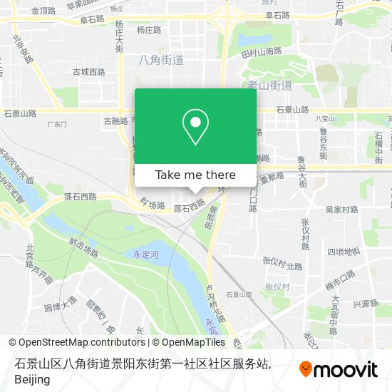 石景山区八角街道景阳东街第一社区社区服务站 map