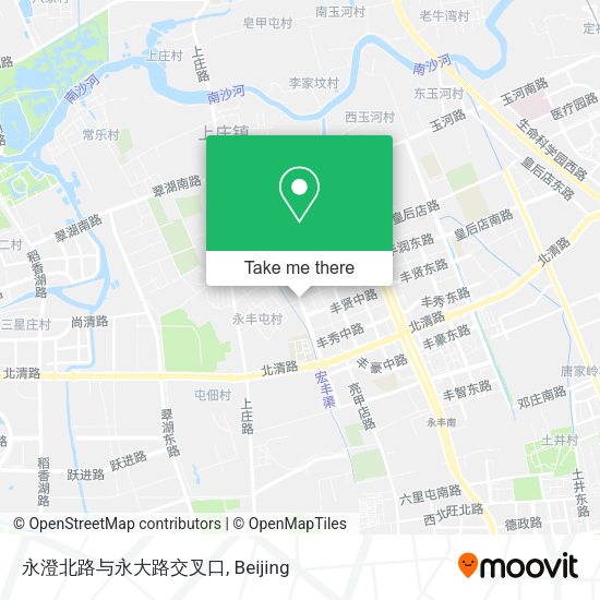 永澄北路与永大路交叉口 map