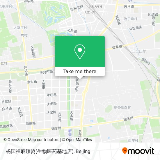 杨国福麻辣烫(生物医药基地店) map