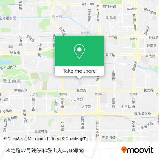 永定路57号院停车场-出入口 map