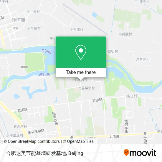 合肥达美节能慕墙研发基地 map