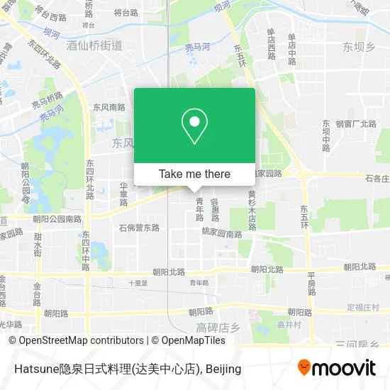 Hatsune隐泉日式料理(达美中心店) map