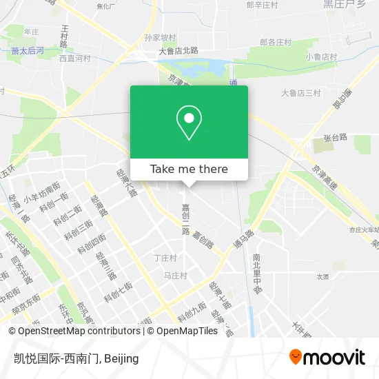 凯悦国际-西南门 map