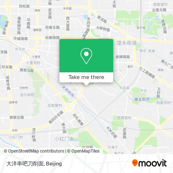 大洋串吧刀削面 map