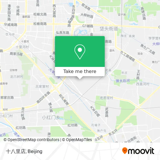 十八里店 map