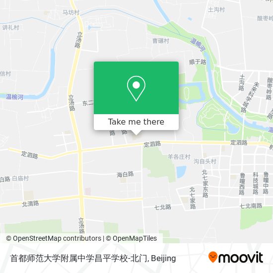 首都师范大学附属中学昌平学校-北门 map