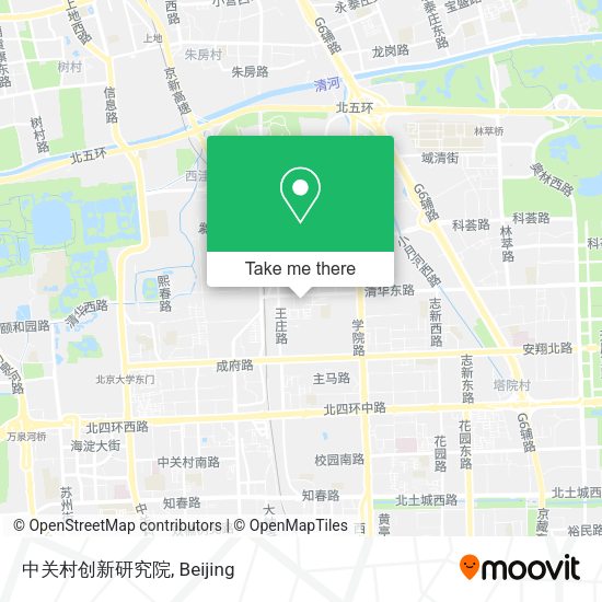中关村创新研究院 map