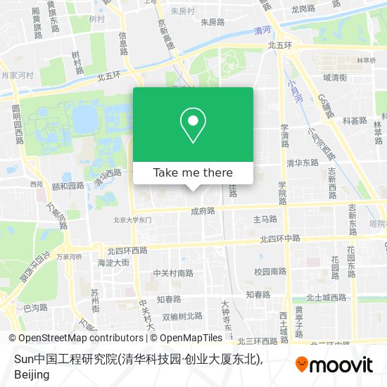 Sun中国工程研究院(清华科技园·创业大厦东北) map