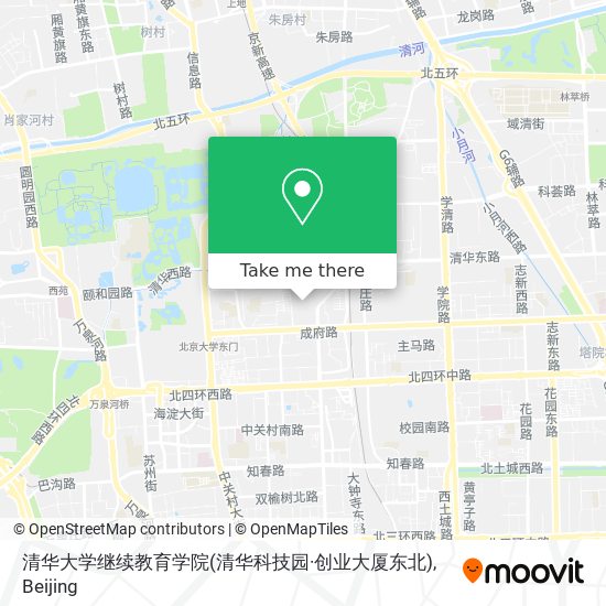清华大学继续教育学院(清华科技园·创业大厦东北) map