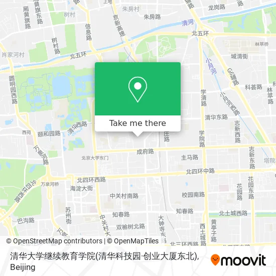 清华大学继续教育学院(清华科技园·创业大厦东北) map