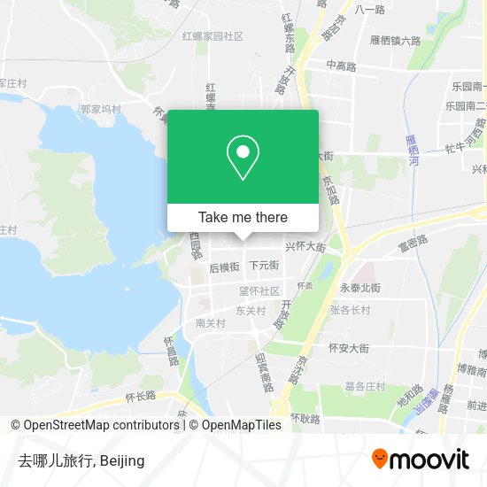 去哪儿旅行 map