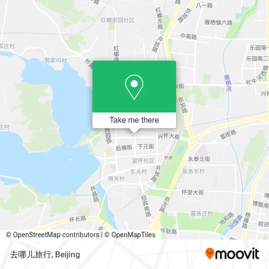 去哪儿旅行 map