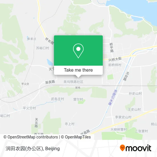 润田农园(办公区) map