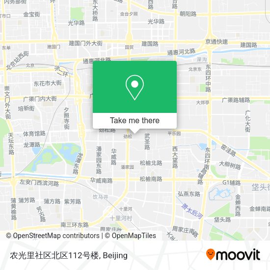 农光里社区北区112号楼 map