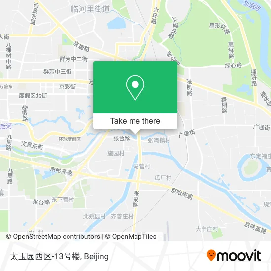 太玉园西区-13号楼 map