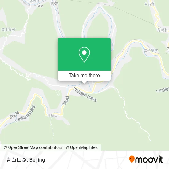青白囗路 map