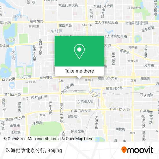 珠海励致北京分行 map