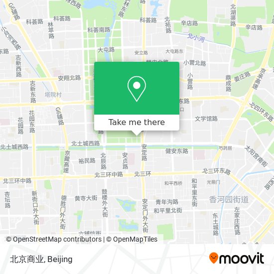 北京商业 map