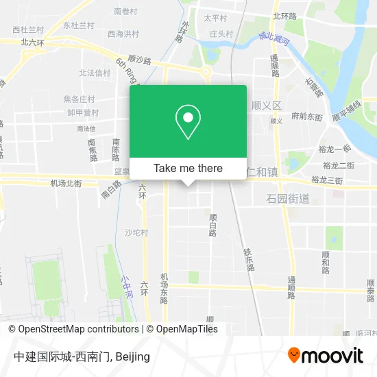 中建国际城-西南门 map