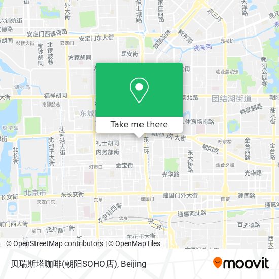 贝瑞斯塔咖啡(朝阳SOHO店) map