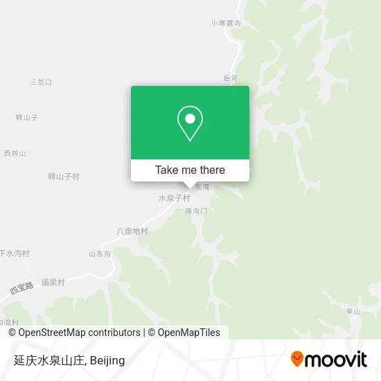 延庆水泉山庄 map
