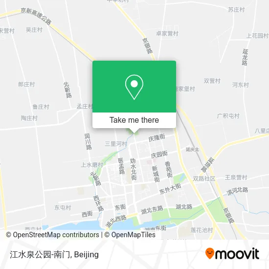 江水泉公园-南门 map