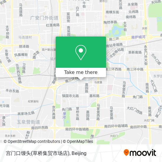 宫门口馒头(草桥集贸市场店) map