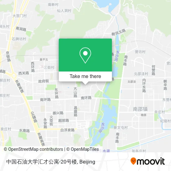 中国石油大学汇才公寓-20号楼 map