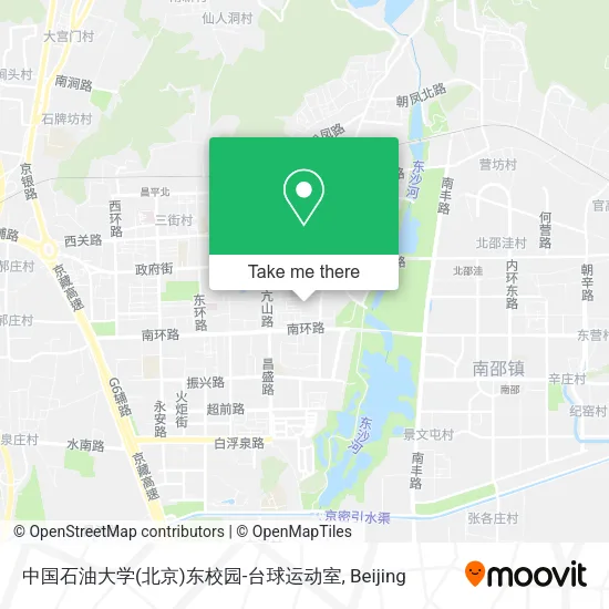 中国石油大学(北京)东校园-台球运动室 map