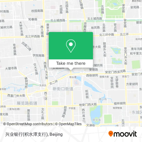 兴业银行(积水潭支行) map