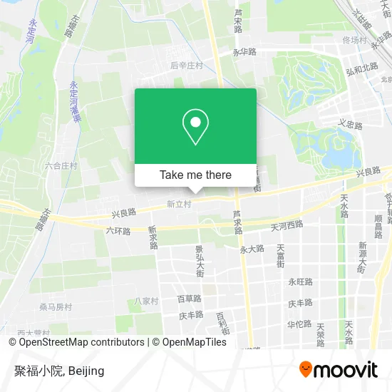 聚福小院 map