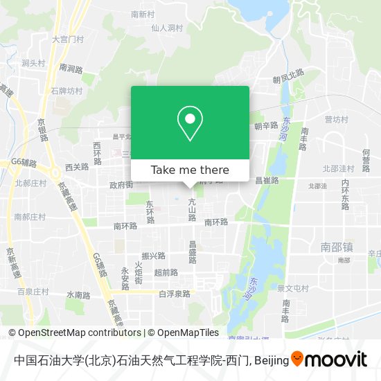 中国石油大学(北京)石油天然气工程学院-西门 map