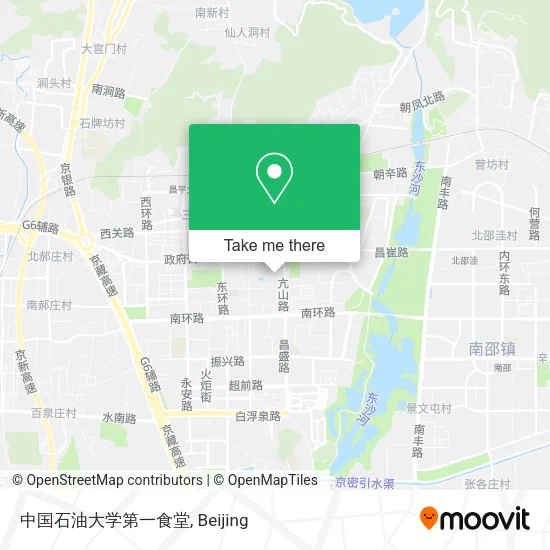 中国石油大学第一食堂 map
