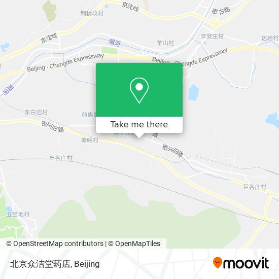 北京众洁堂药店 map