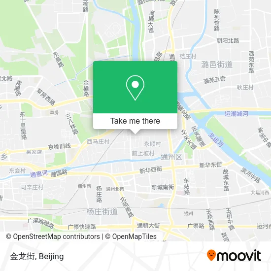 金龙街 map