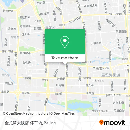 金龙潭大饭店-停车场 map