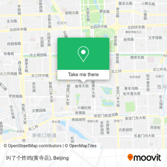 叫了个炸鸡(黄寺店) map