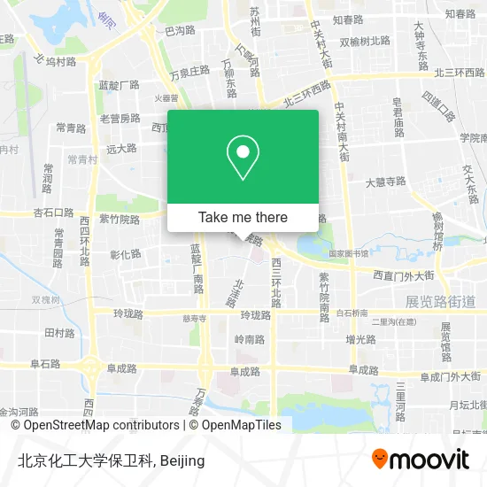 北京化工大学保卫科 map