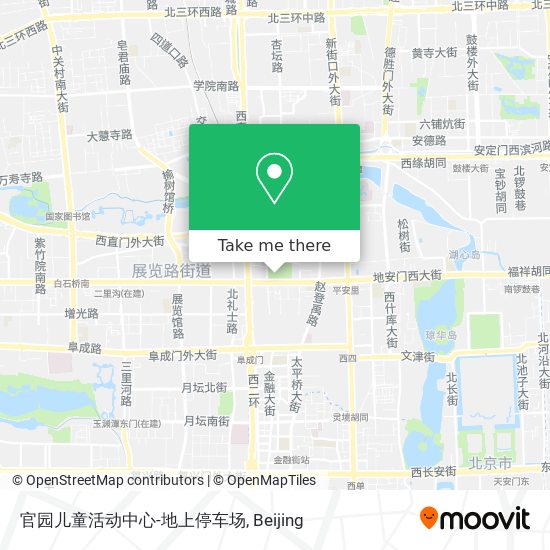 官园儿童活动中心-地上停车场 map