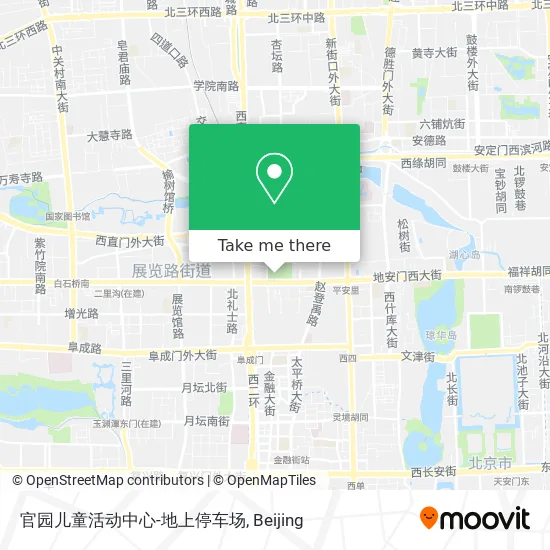 官园儿童活动中心-地上停车场 map
