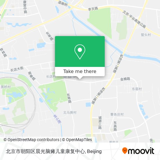 北京市朝阳区晨光脑瘫儿童康复中心 map