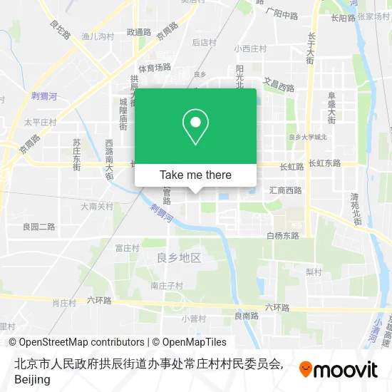 北京市人民政府拱辰街道办事处常庄村村民委员会 map