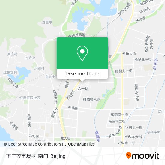 下庄菜市场-西南门 map