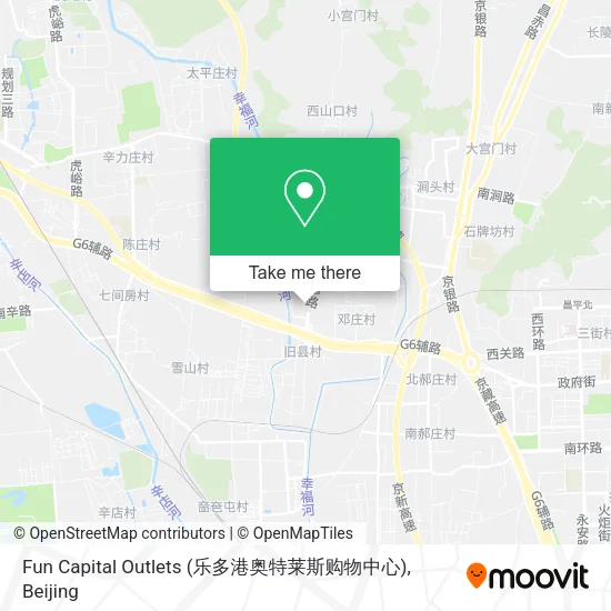 Fun Capital Outlets (乐多港奥特莱斯购物中心) map